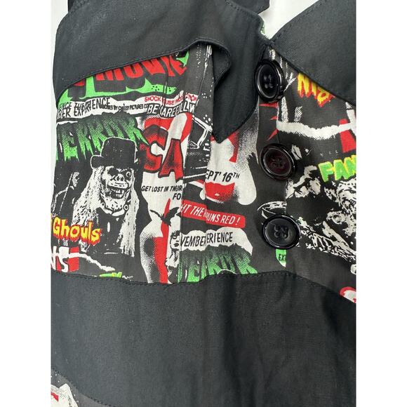 Hell Bunny Vixen Rockabilly B Movie Horror 50's Dress Monster Halloween Party XS - Picture 10 of 16
